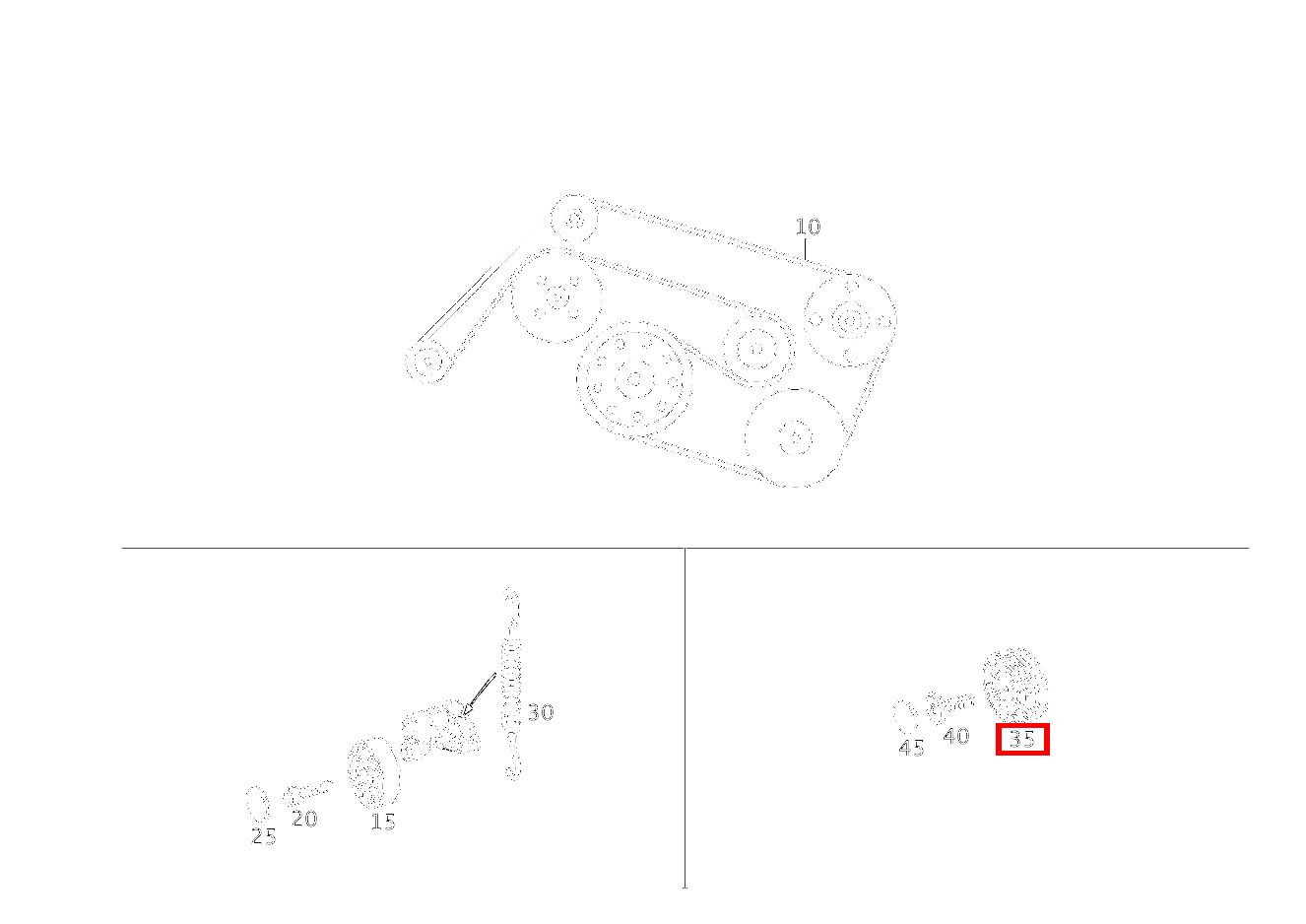 Umlenkrolle (UMLENKROLLE) C 200 T CDI 202 Umlenkrolle (UMLENKROLLE) C 200 T CDI 202