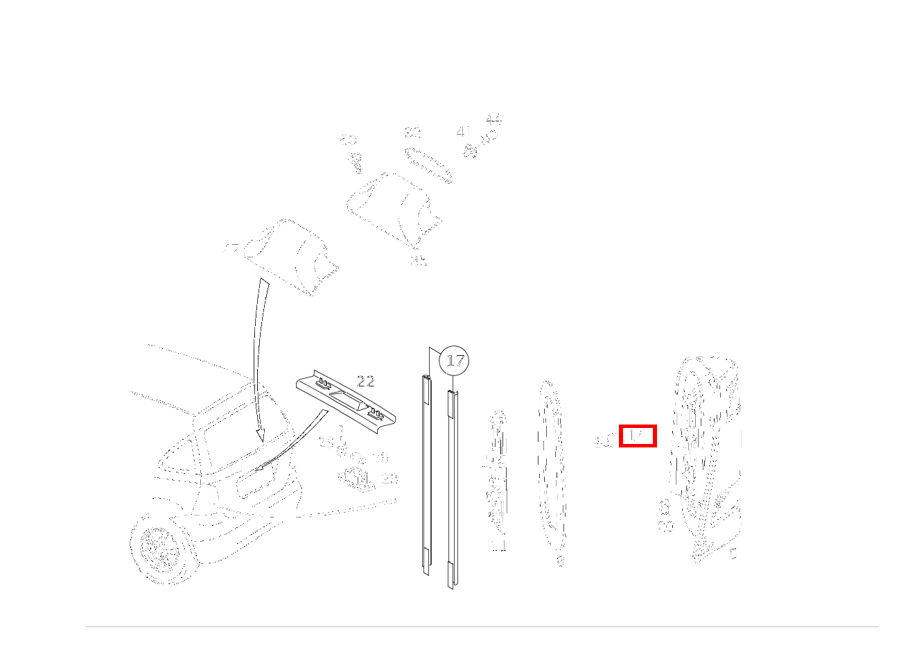Glühlampe RUECKFAHRLICHT; 12V-21W A 210 L EVOLUTION 168