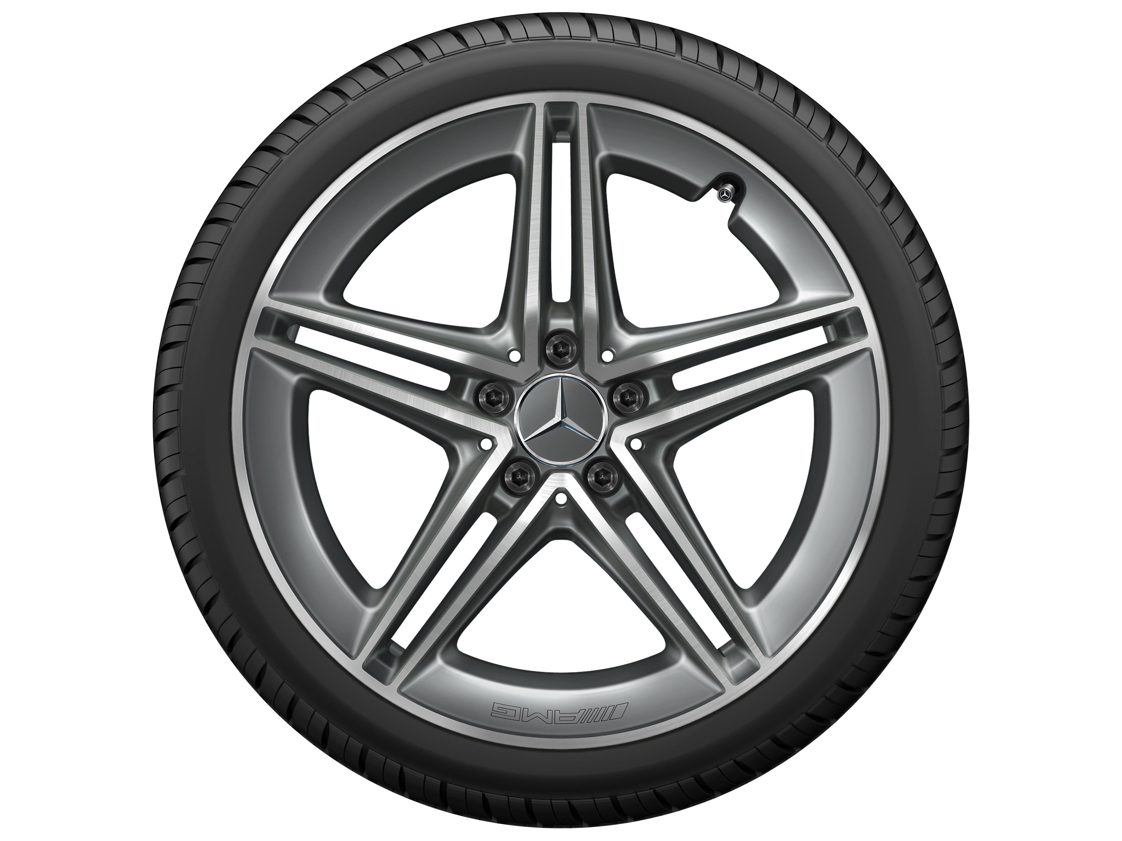 Mercedes-Benz - AMG 5-Doppelspeichen-Rad, 48,3 cm (19 Zoll), AMG 5-Doppelspeichen-Rad, 48,3 cm (19 Zoll),