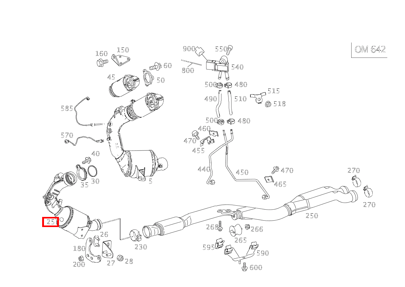 Dieselpartikelfilter GLK350CDI 4M 204 Dieselpartikelfilter GLK350CDI 4M 204