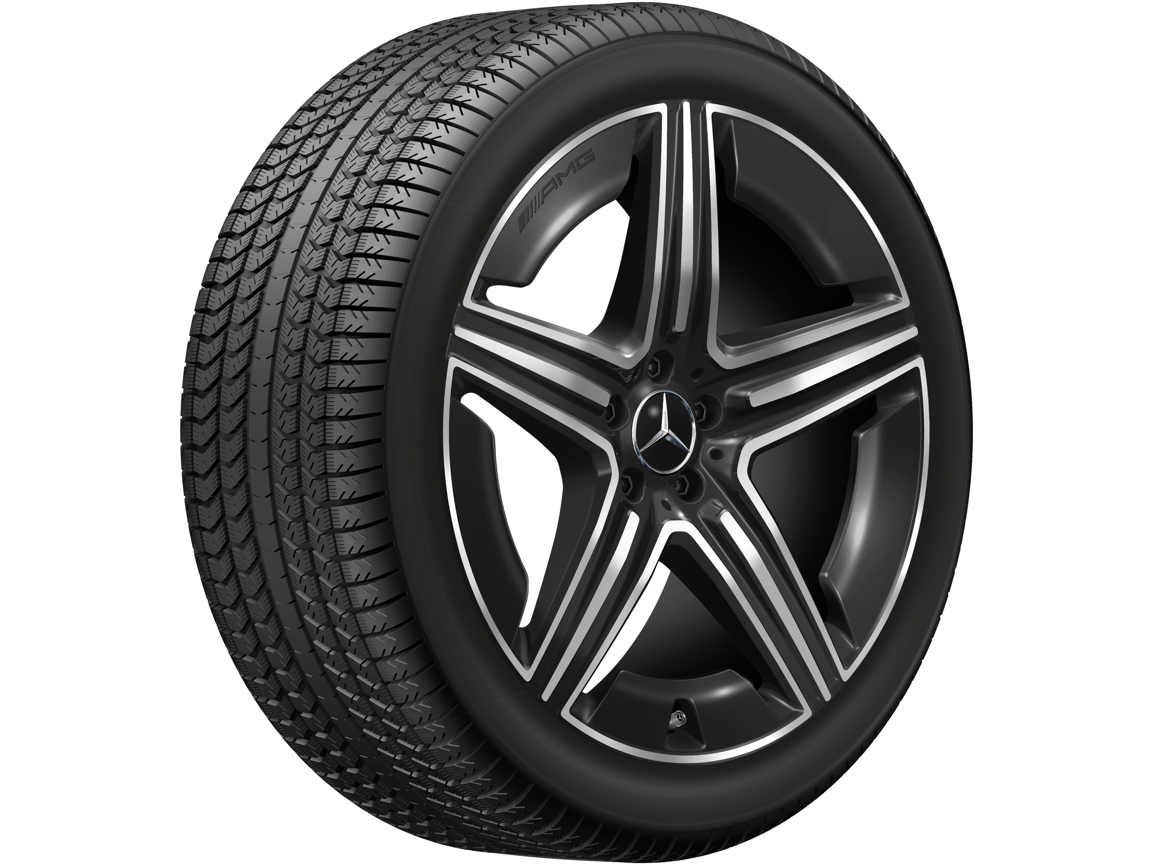 Mercedes-Benz - AMG 5-Doppelspeichen-Rad, 21 Zoll, 11 J x 21 ET 49, schwarz