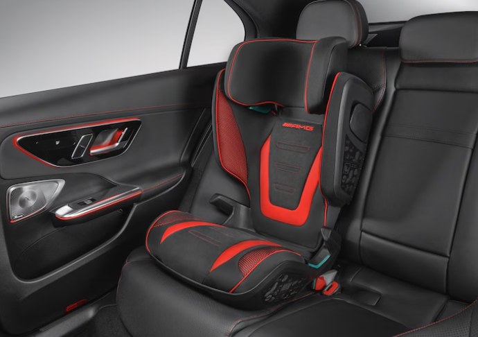 AMG Kindersitz KIDFIX, M i-SIZE schwarz / rot