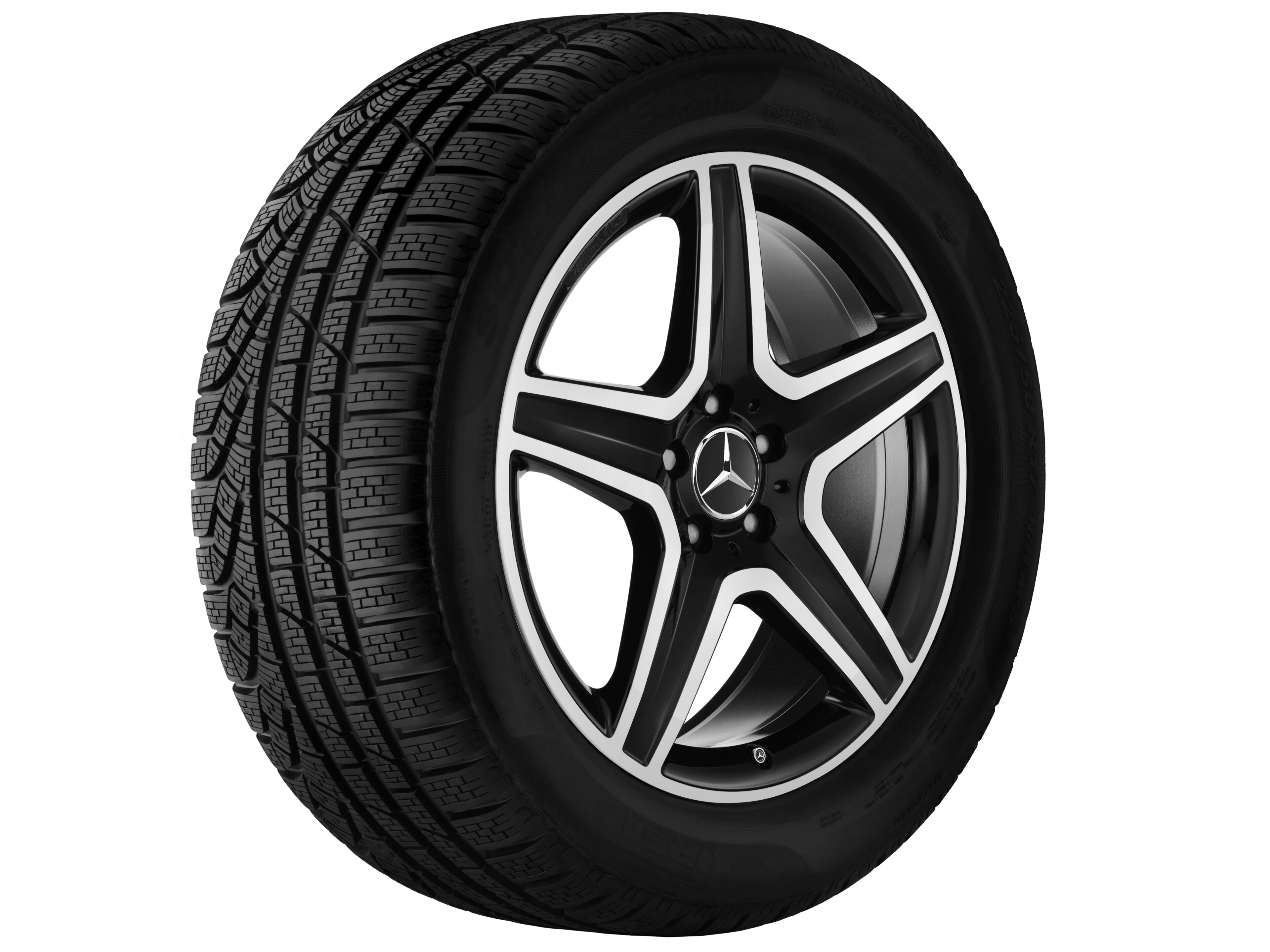 Mercedes-Benz - AMG 5-Speichen-Rad, 48,3 cm (19 Zoll) AMG 5-Speichen-Rad, 48,3 cm (19 Zoll)