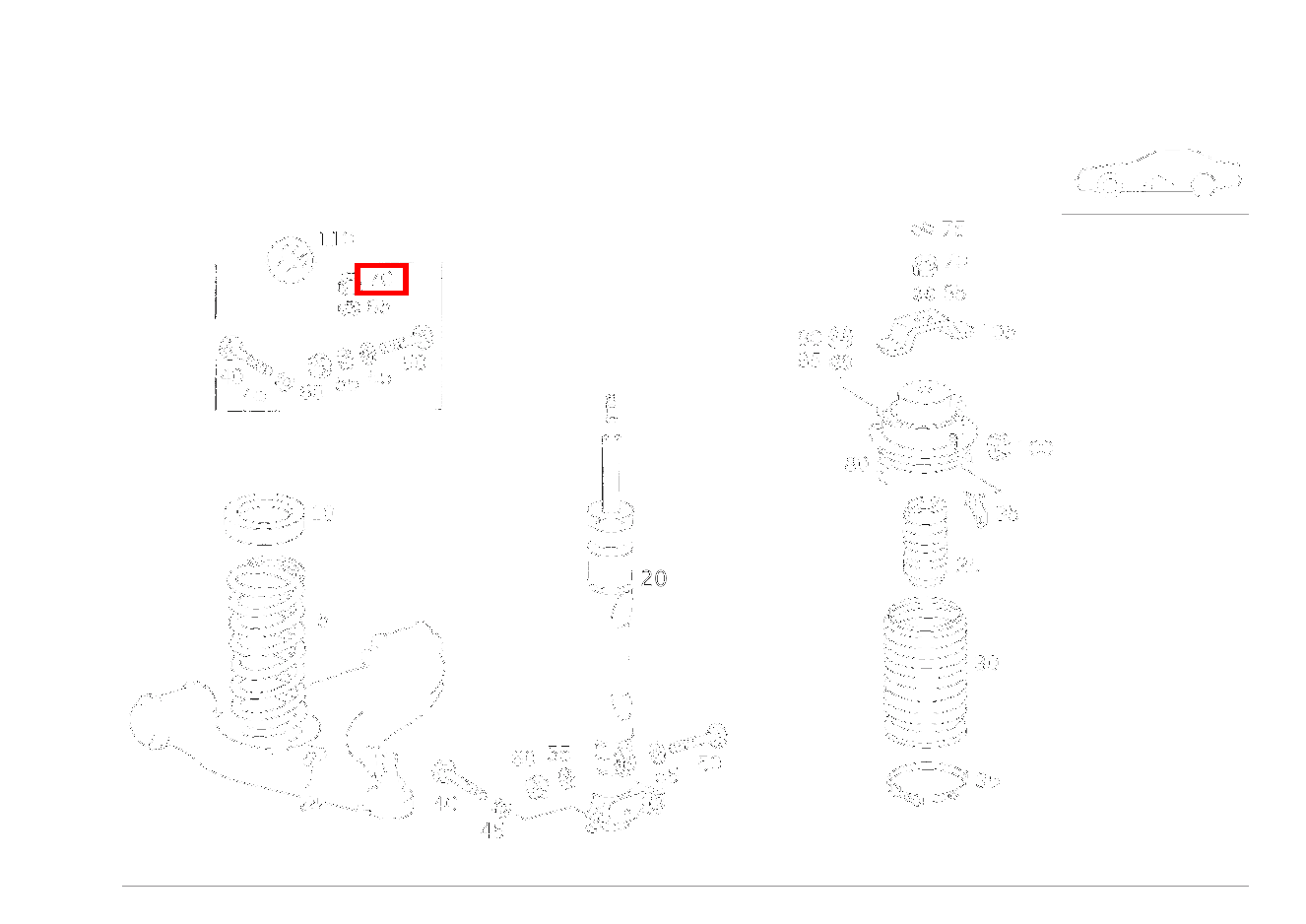 Sechskantmutter FEDERBEIN AN GUMMILAGER; M14X1.5 SL 600 Roadster mit Automatik 129