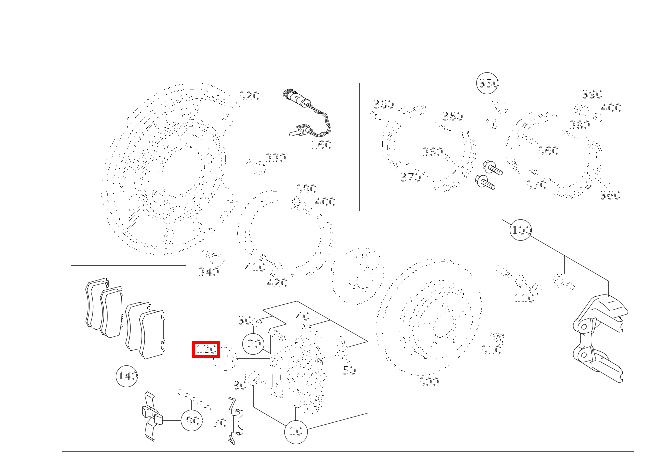 Reparatursatz Manschette BREMSSATTEL 42 MM CL 600 Coupé 215