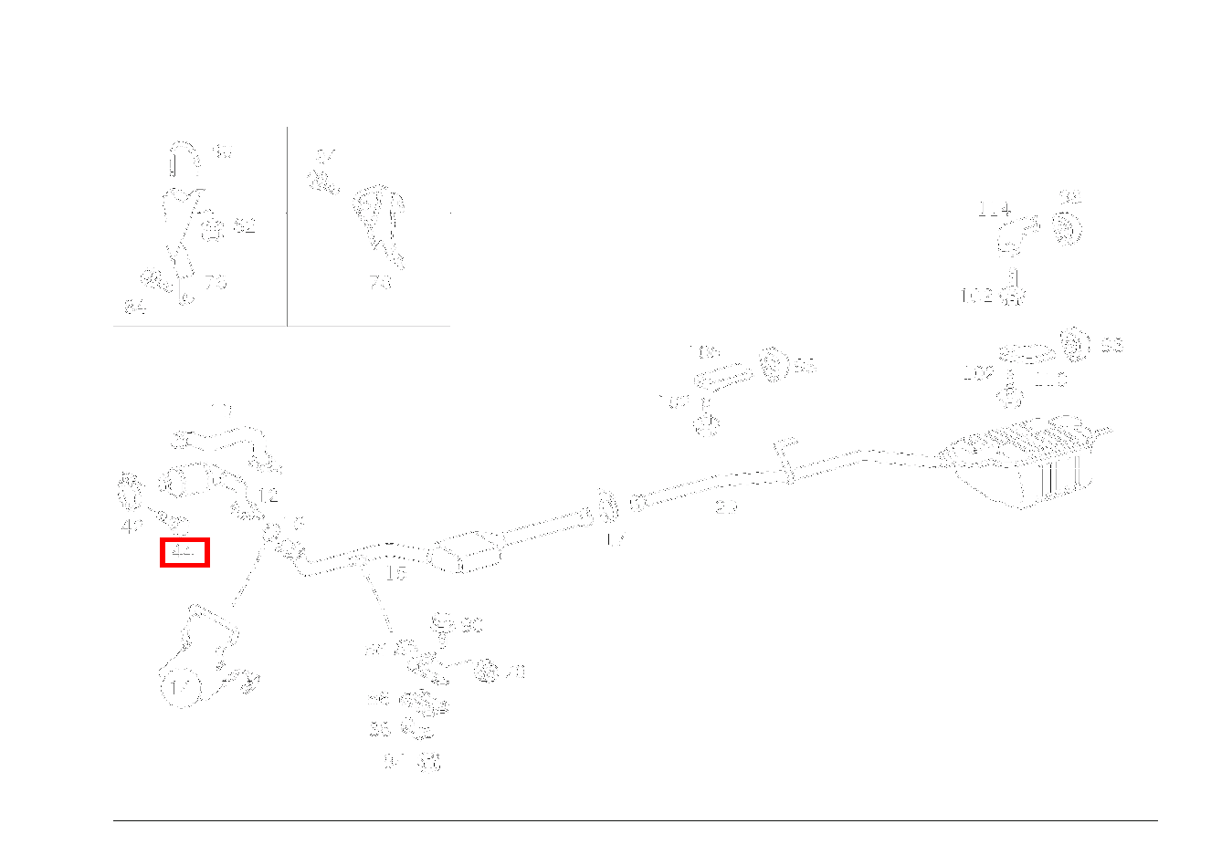 Sechsrundschraube AUSPUFFROHR AN TURBOLADER; M8X40 C 200 T CDI 202