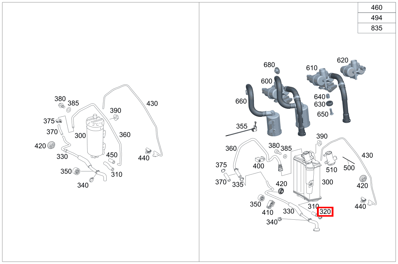 Schlauchschelle BEFESTIGUNG FORMSCHLAUCH AN REGENERIERLEITUNG; 13-14.5 MM S 550 Limousine lang BCA 221