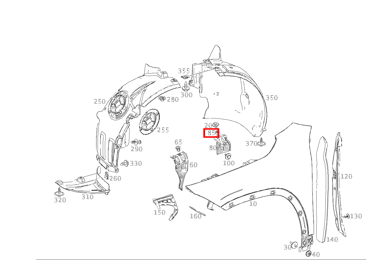 STANZMUTTER HALTER RECHTS; M6 B 220 4MATIC 463 STANZMUTTER HALTER RECHTS; M6 B 220 4MATIC 463
