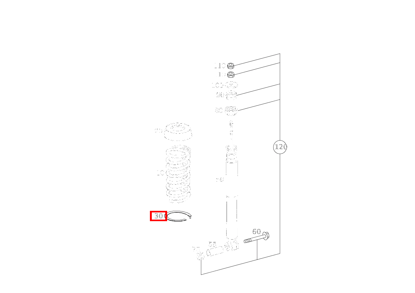 FEDERAUFLAGE UNTEN CLK 63 AMG Cabriolet 209