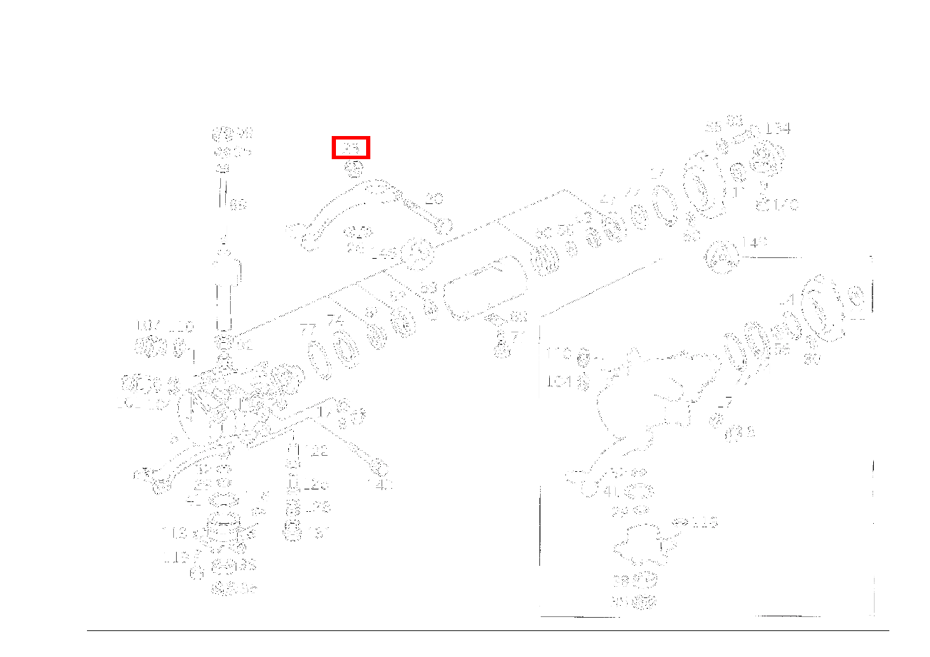 Sechskantmutter LENKSTOCKHEBEL AN LENKUNG SL 500/500 SL 129