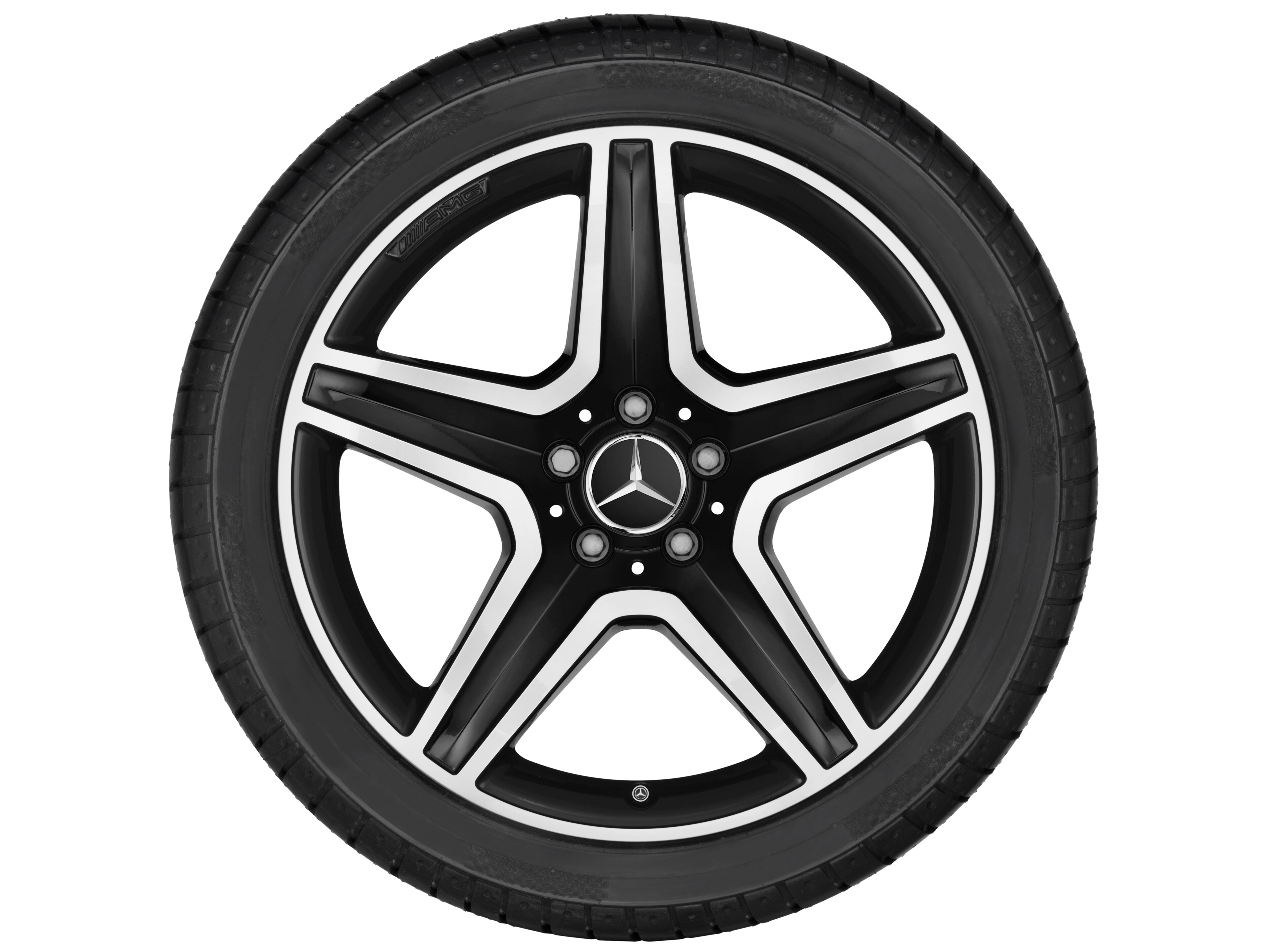 Mercedes-Benz - AMG 5-Speichen-Rad, 48,3 cm (19 Zoll) AMG 5-Speichen-Rad, 48,3 cm (19 Zoll)