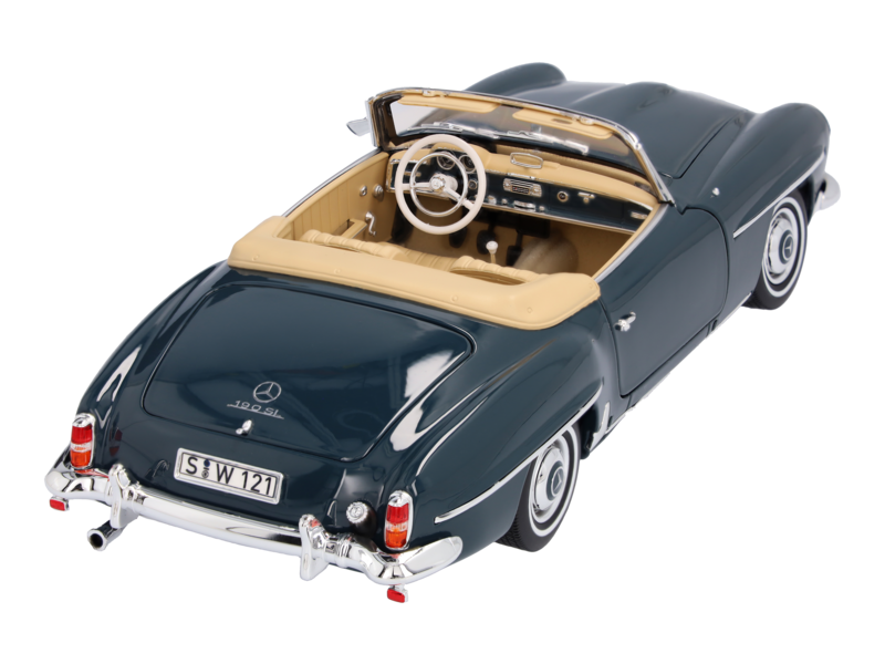 190 SL Roadster W 121 (1954-1963) graublau, Norev, 1:18