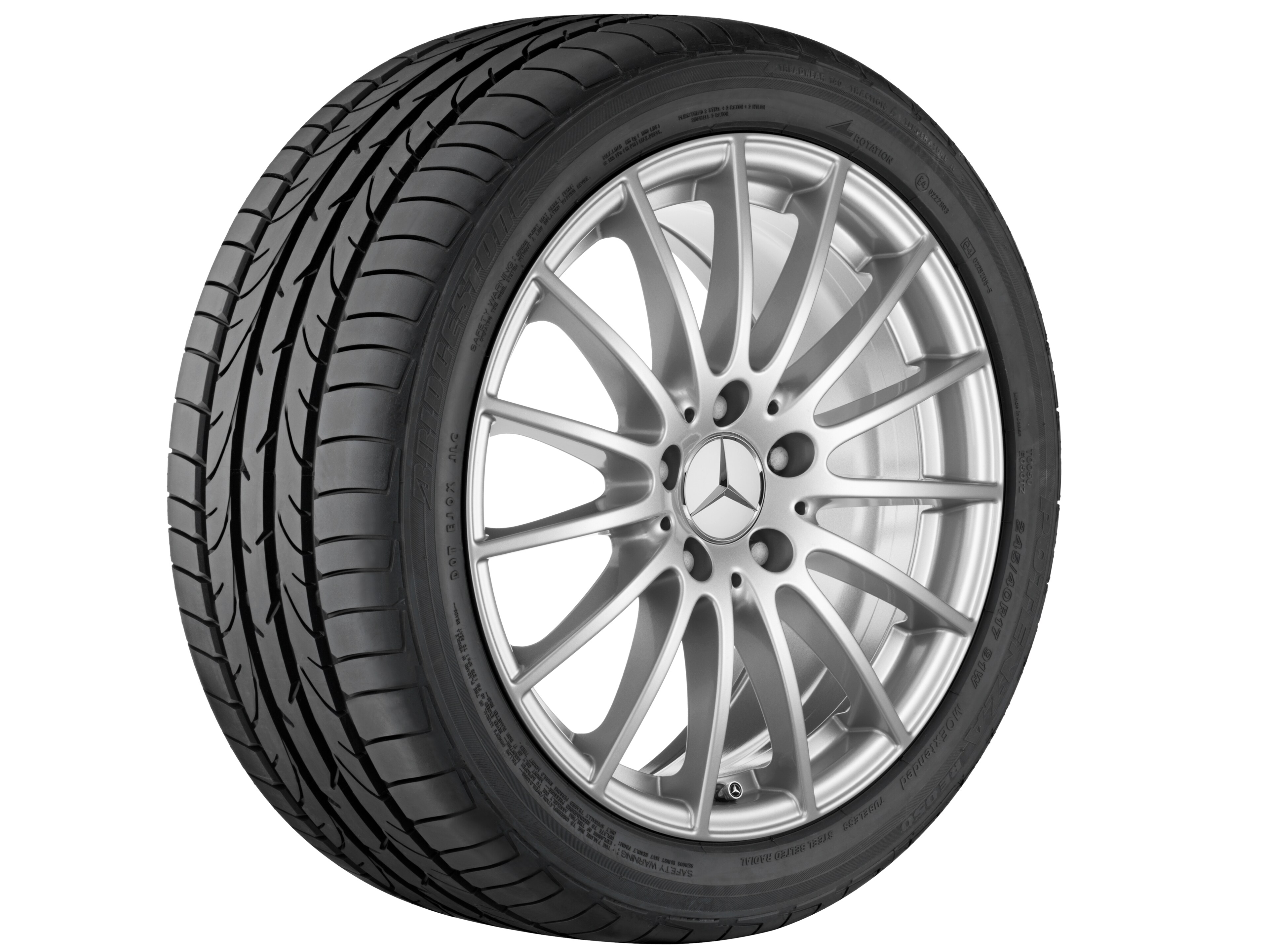 Mercedes-Benz - MB 15-Speichen-Rad, 43,2 cm (17 Zoll) MB 15-Speichen-Rad, 43,2 cm (17 Zoll)