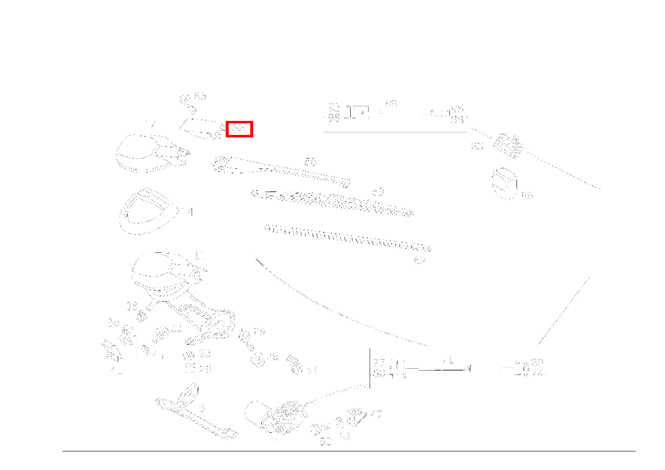 Kappe WISCHERARM CLK 55 AMG CABR. 208