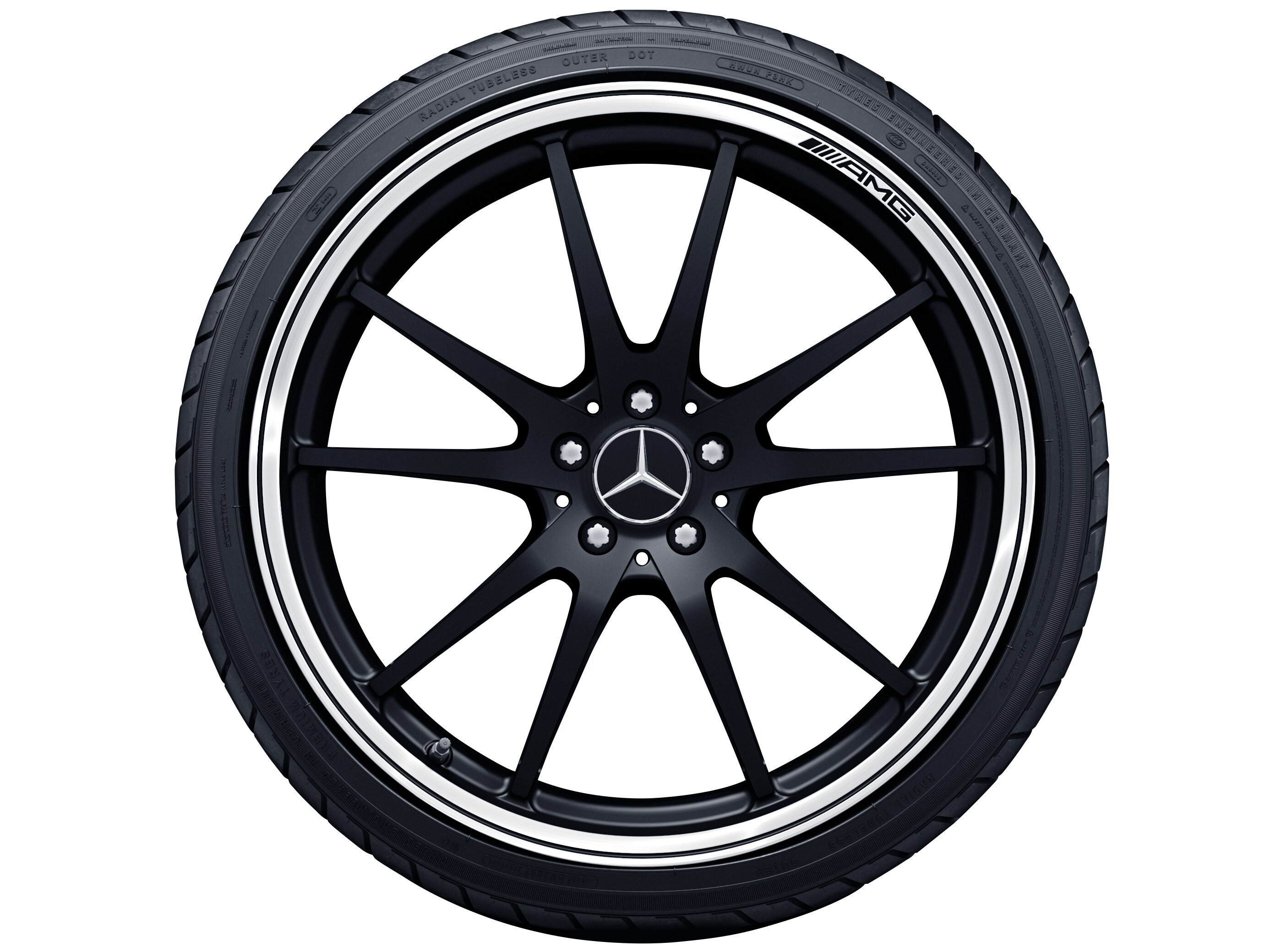 Mercedes-Benz - AMG Schmiederad im 10-Speichen-Design, 53,3 cm (21 AMG Schmiederad im 10-Speichen-Design, 53,3 cm (21