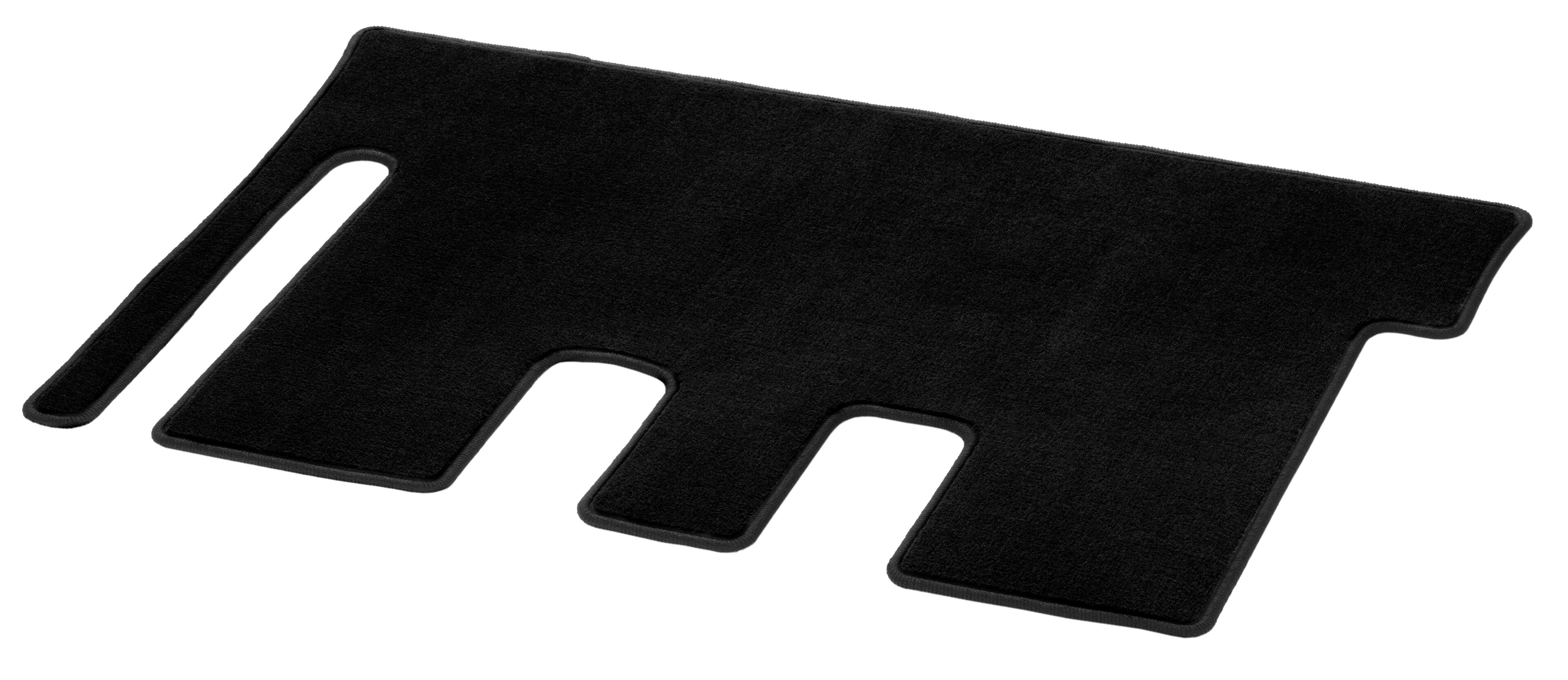 Veloursmatten, GepÃ¤ckraum, mit Doppelschiene,