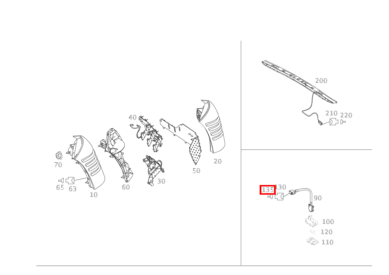 FEDERSTECKER KENNZEICHENLEUCHTE E19/1, E19/2; 0.5-1.0 MM2 JPT Maybach 62 S (langer Radstand) 240