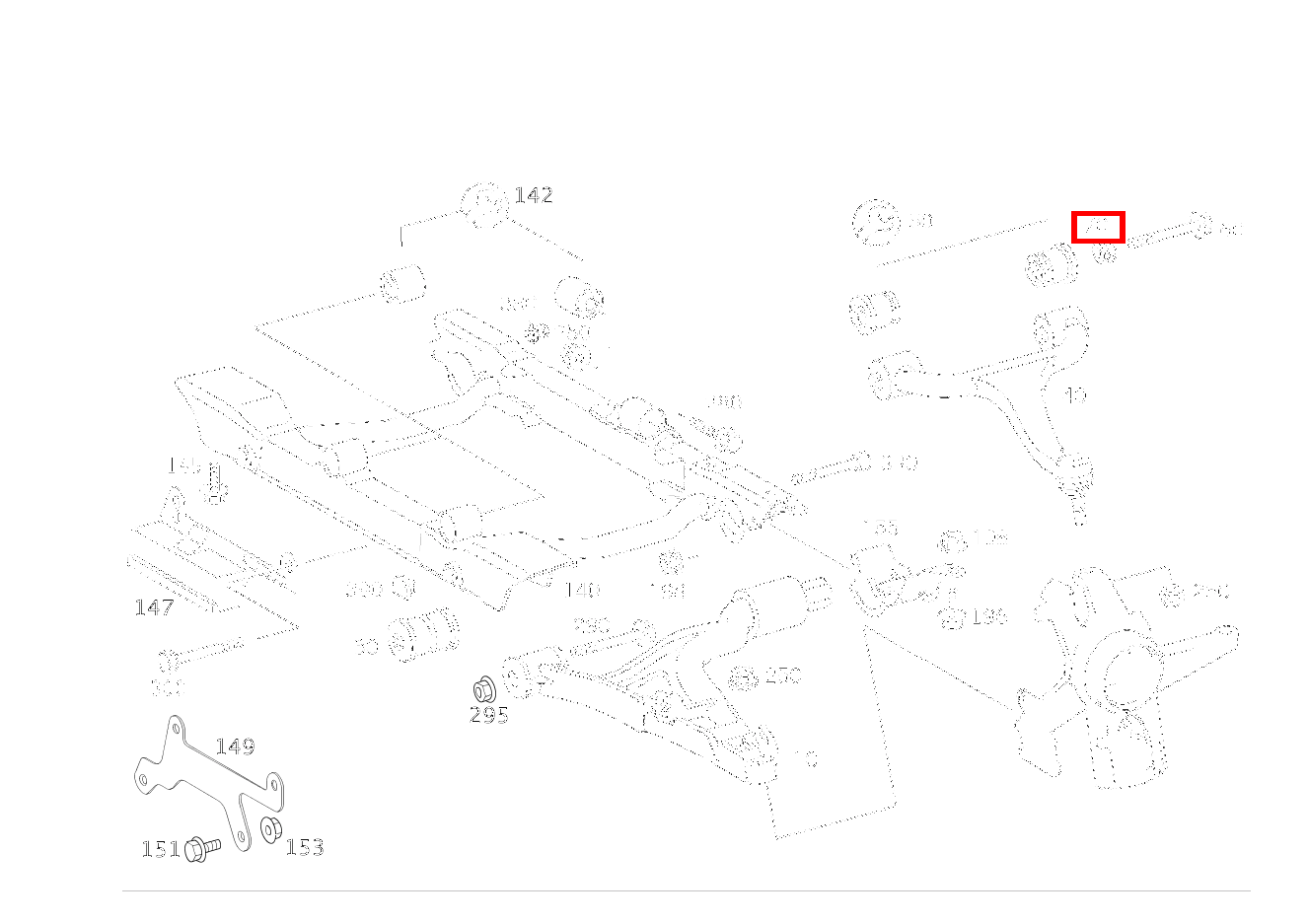 Mutter QUERLENKER AN RAHMEN; M12X1.5 ML 500 Off-Roader 163