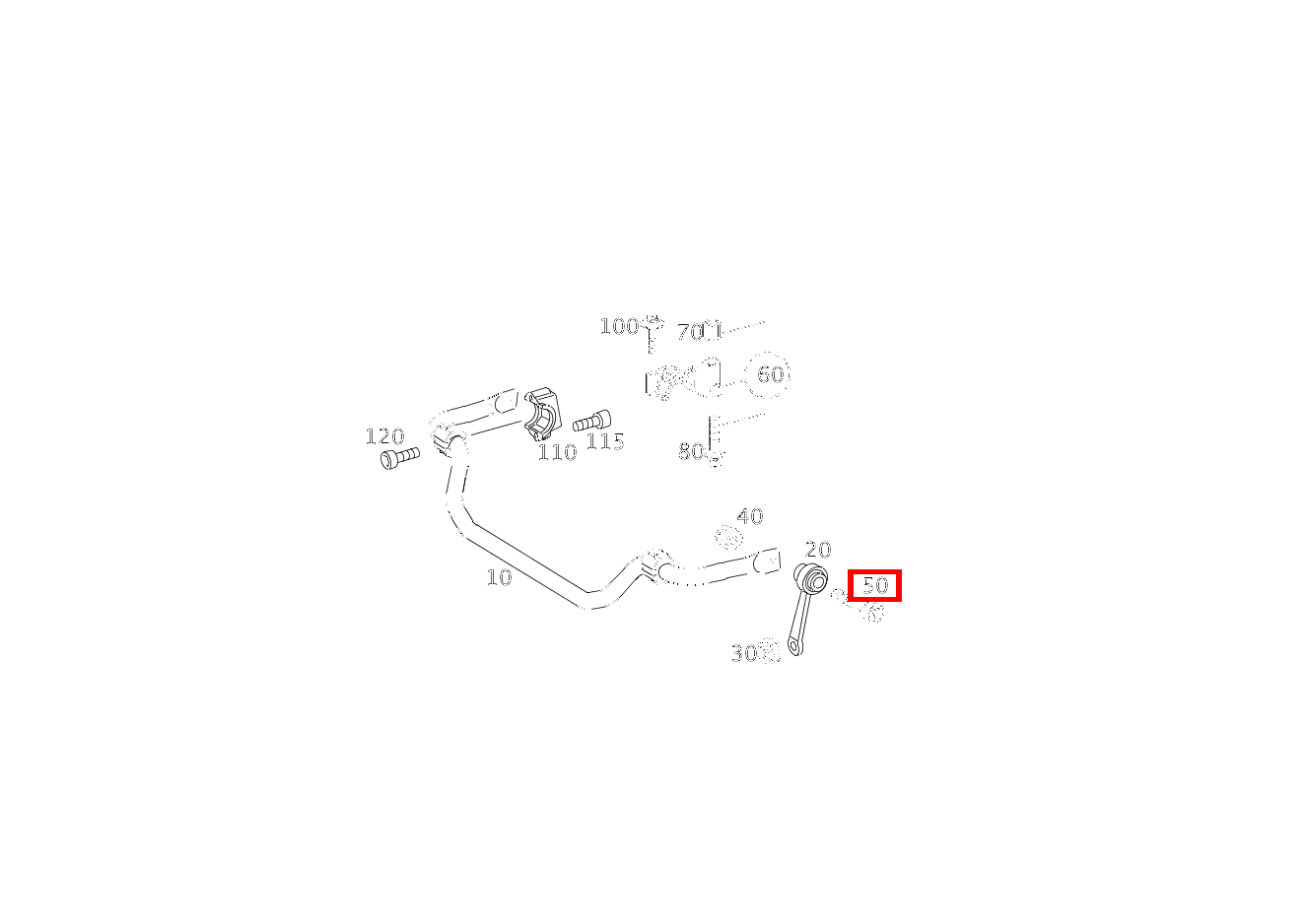 Zylinder-Schraube STANGE AN DREHSTAB; M14X1.5X40 E 220 CDI T-Modell 212 Zylinder-Schraube STANGE AN DREHSTAB; M14X1.5X40 E 220 CDI T-Modell 212