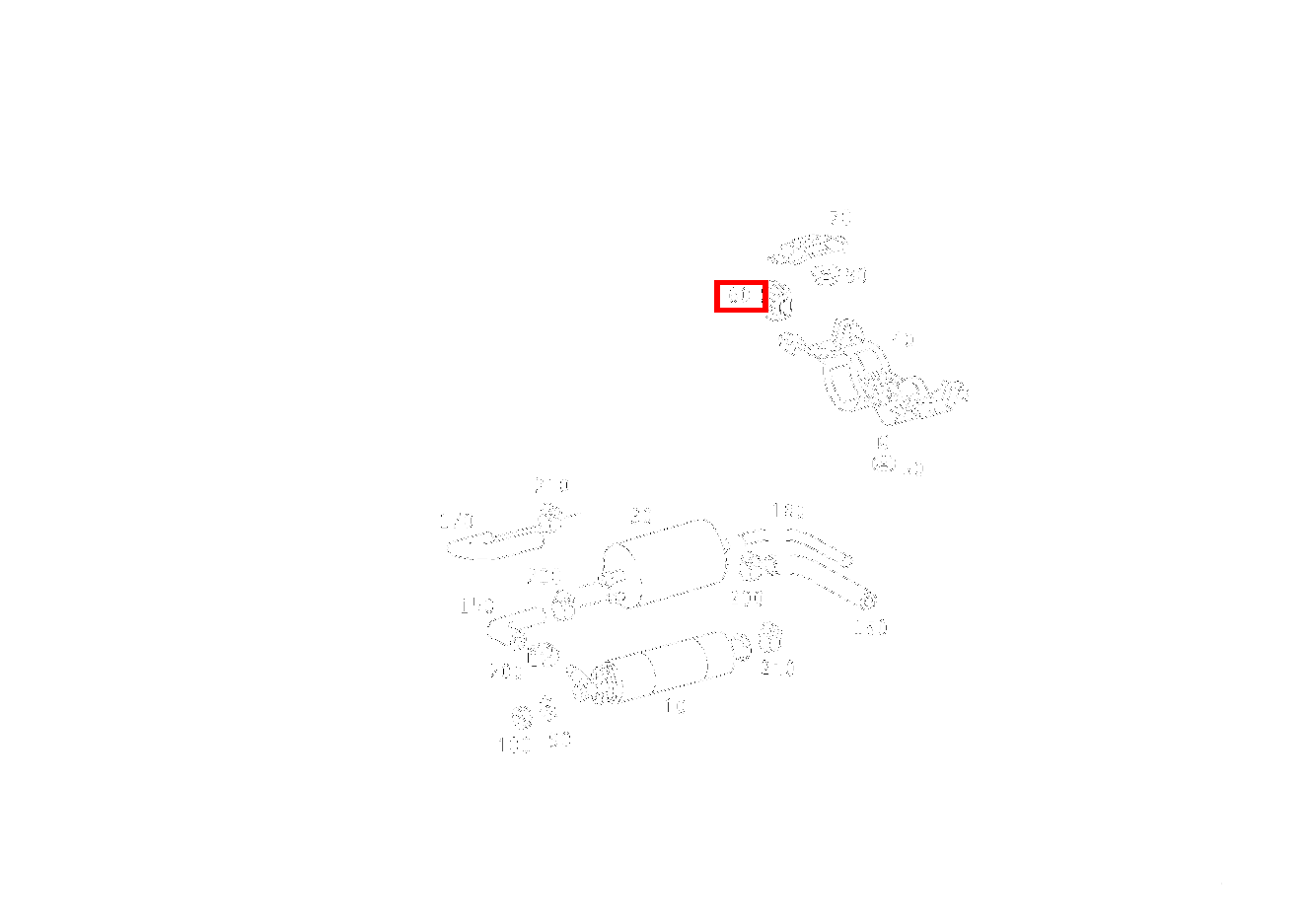 Gummiring SL 600 Roadster mit Automatik 129