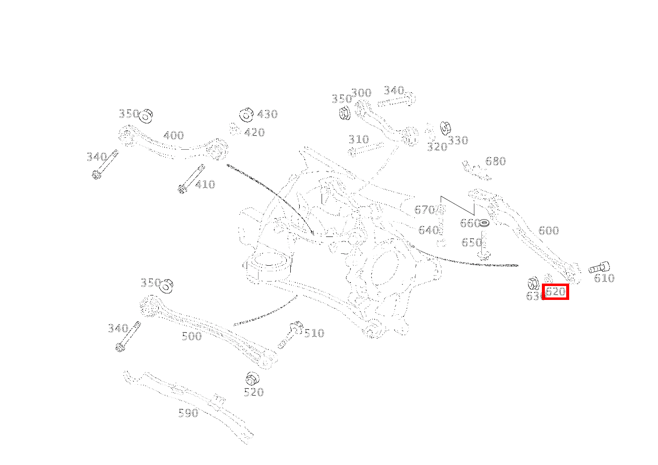 Scheibe SPURSTANGE AN RADTRAEGER RECHTS E 220 CDI T-Modell 212