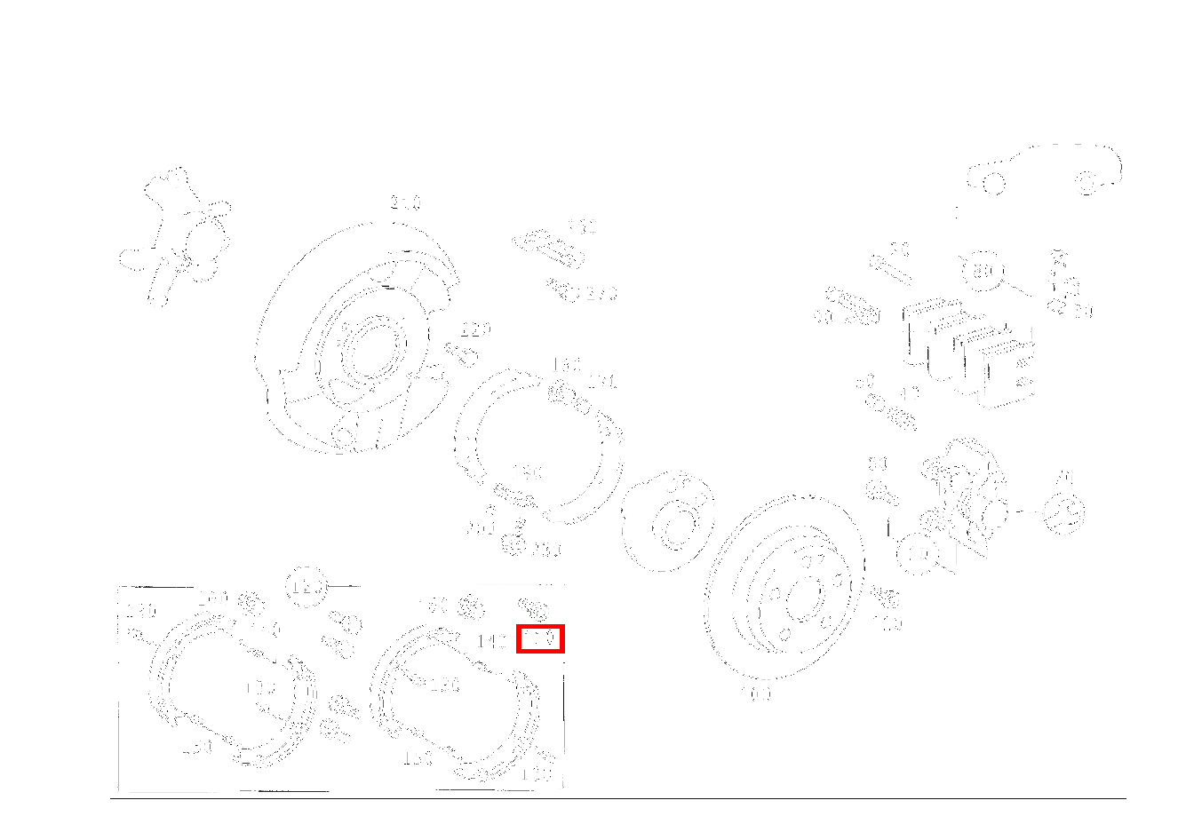 FLACHKOPFSCHRAUBE M. ISK BREMSSCHEIBE AN RADNABE; M6X15 E280 210