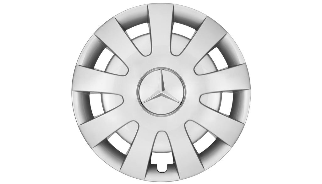 Radvollabdeckung brillantsilber, Kunststoff