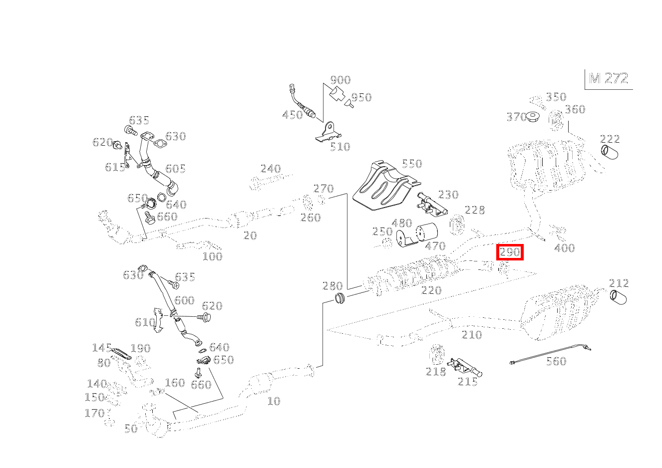 Schelle FLANSCHVERBINDUNG AUSPUFFLEITUNG LINKS UND RECHTS HINTEN; Ø55MM TUBE | Ø65MM BOWL E 280 T 4-MATIC 211
