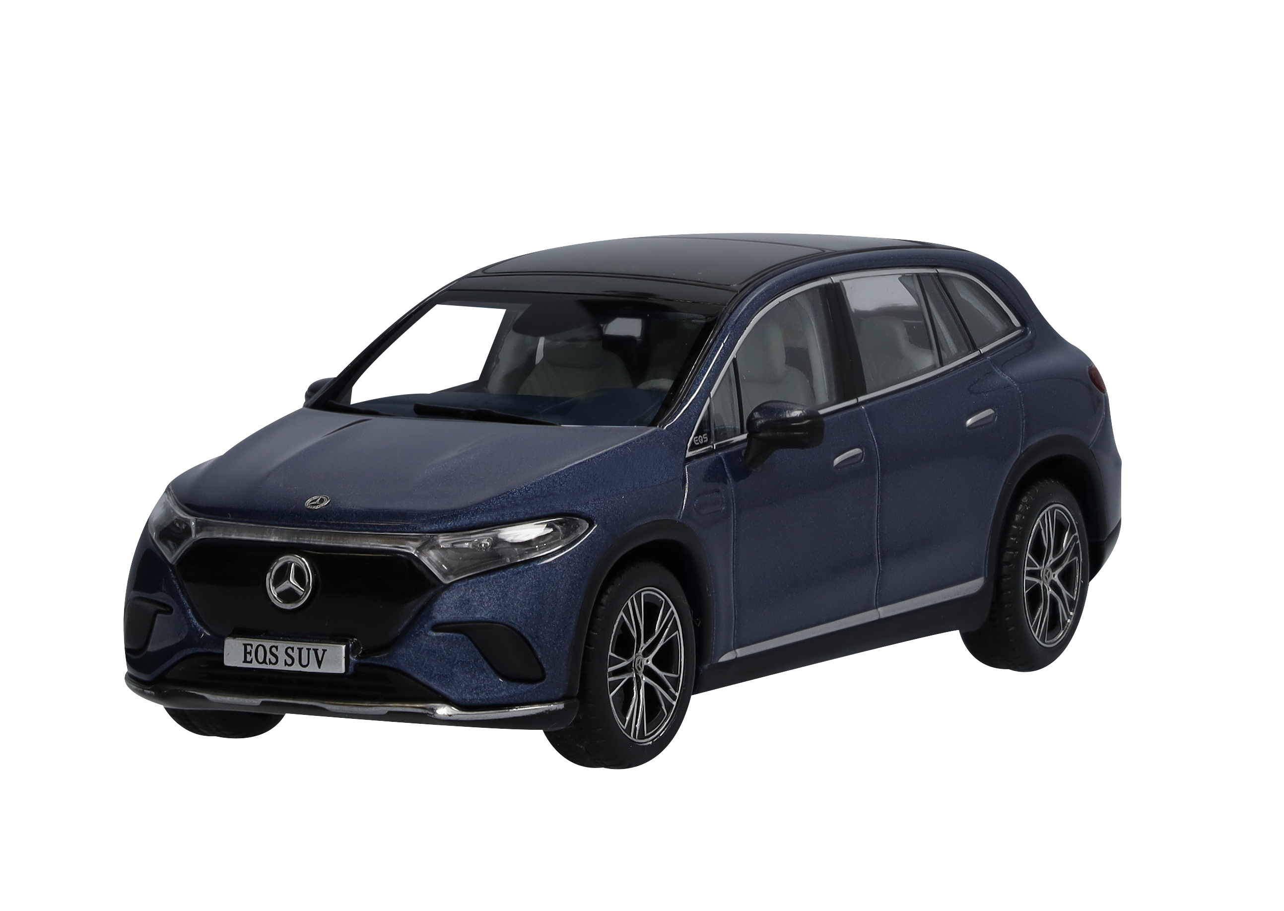 Mercedes-Benz - EQS SUV, Electric Art Line, X296 sodalithblau, Minimax, 1:43