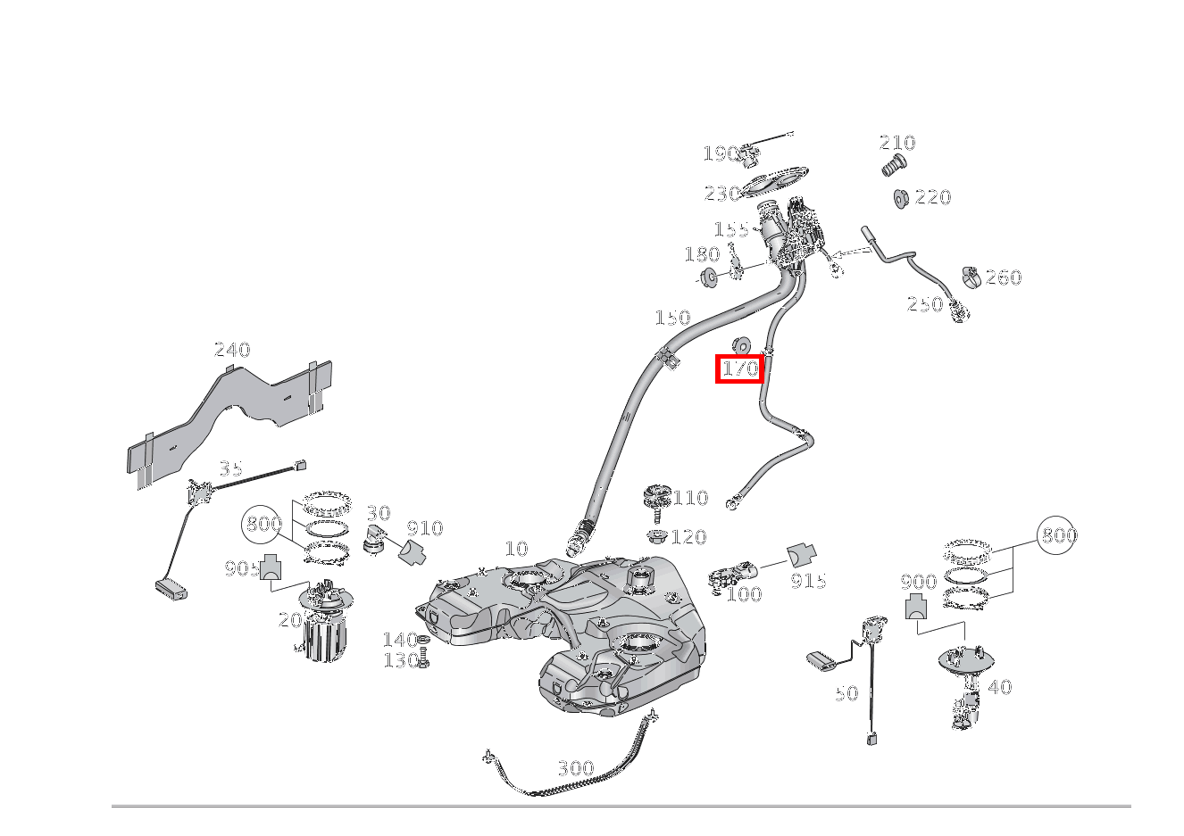 Sechskantmutter BEFESTIGUNG ENTLUEFTUNGSLEITUNG GLE 350 4MATIC 166