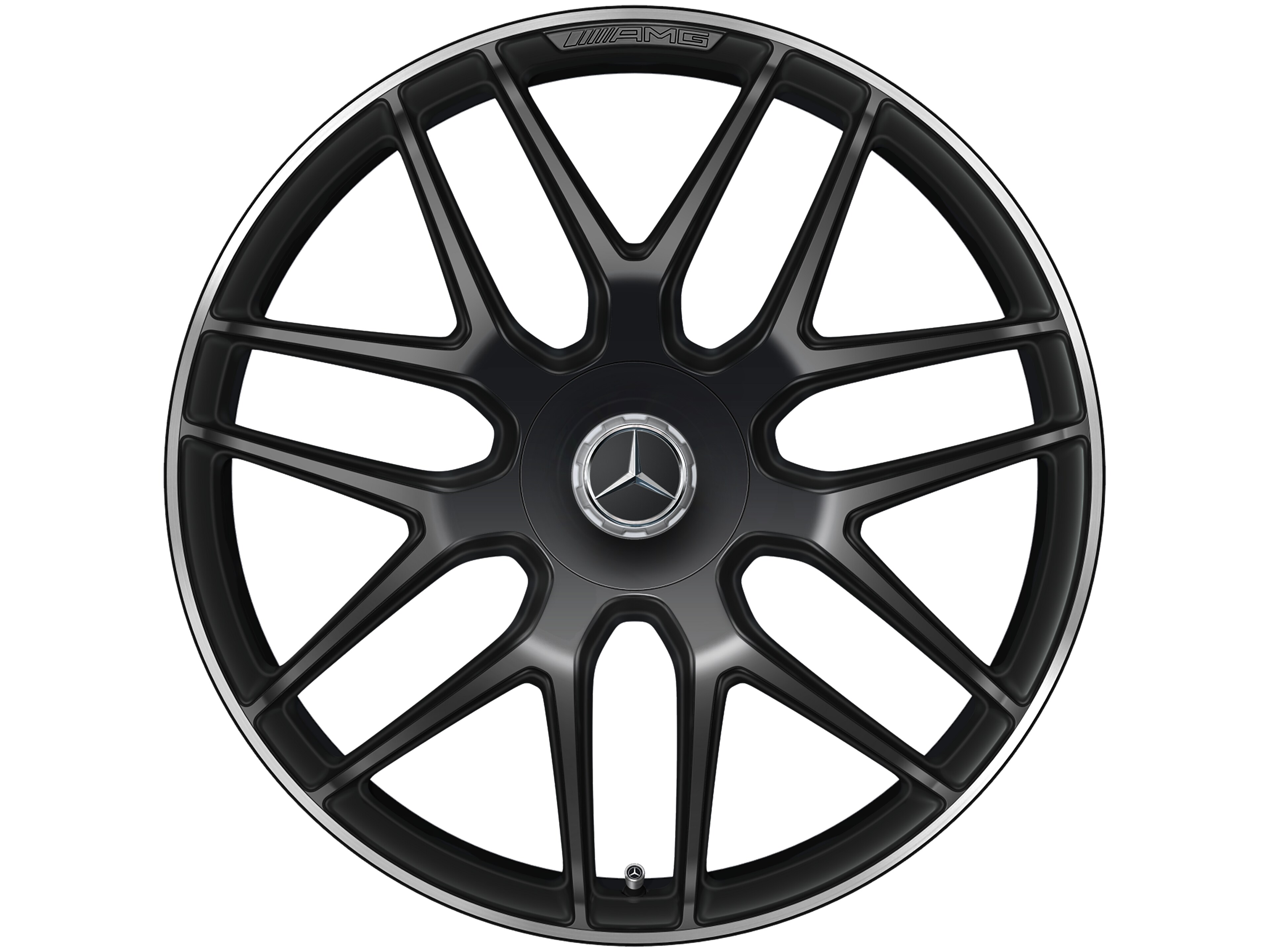 AMG Schmiederad im Kreuzspeichen-Design, 55,9 cm (