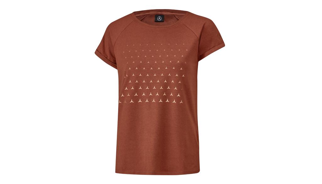 T-Shirt Damen, dunkelrot | XL | B66959646