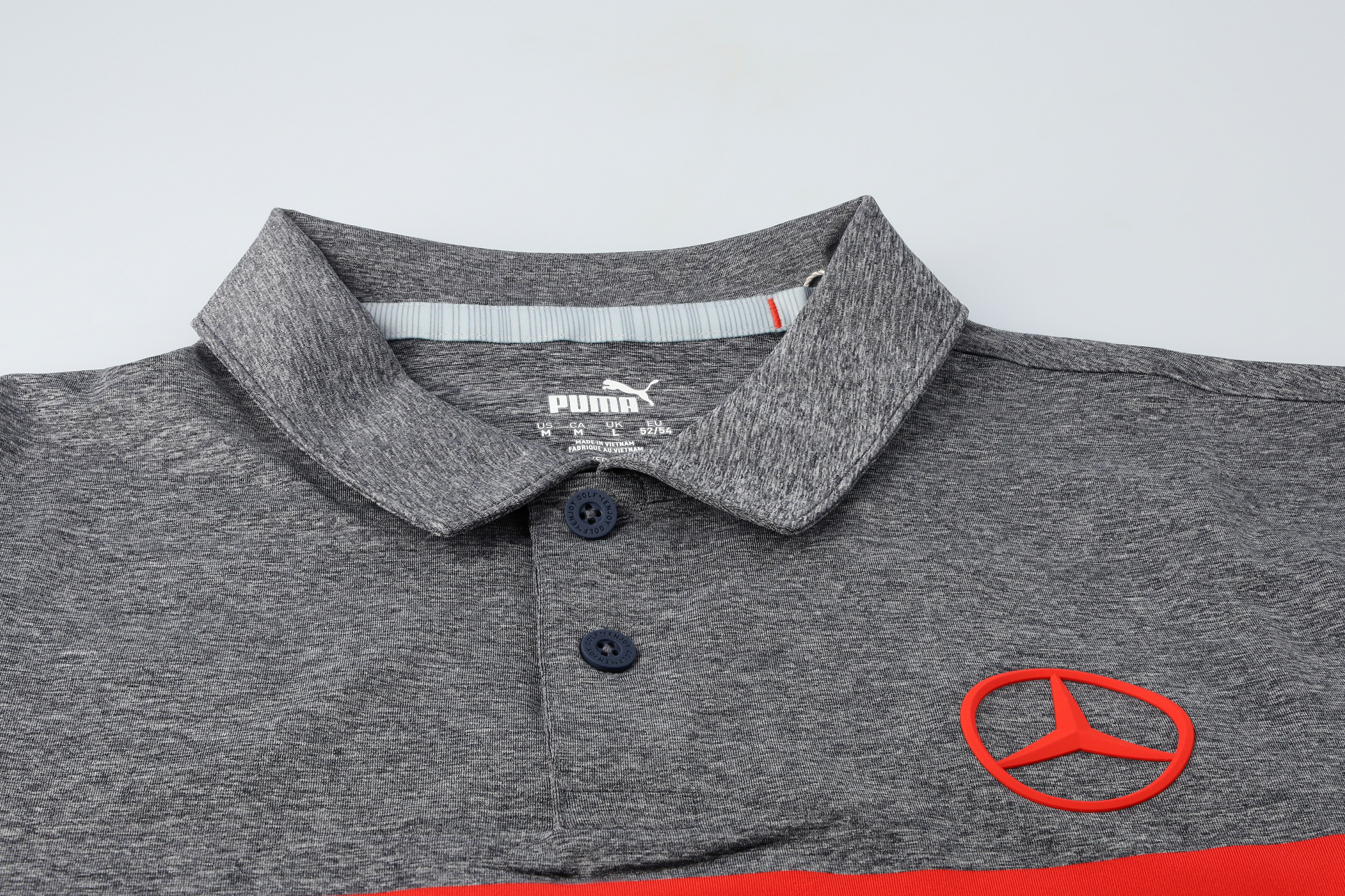 Golf-Poloshirt Herren, grau