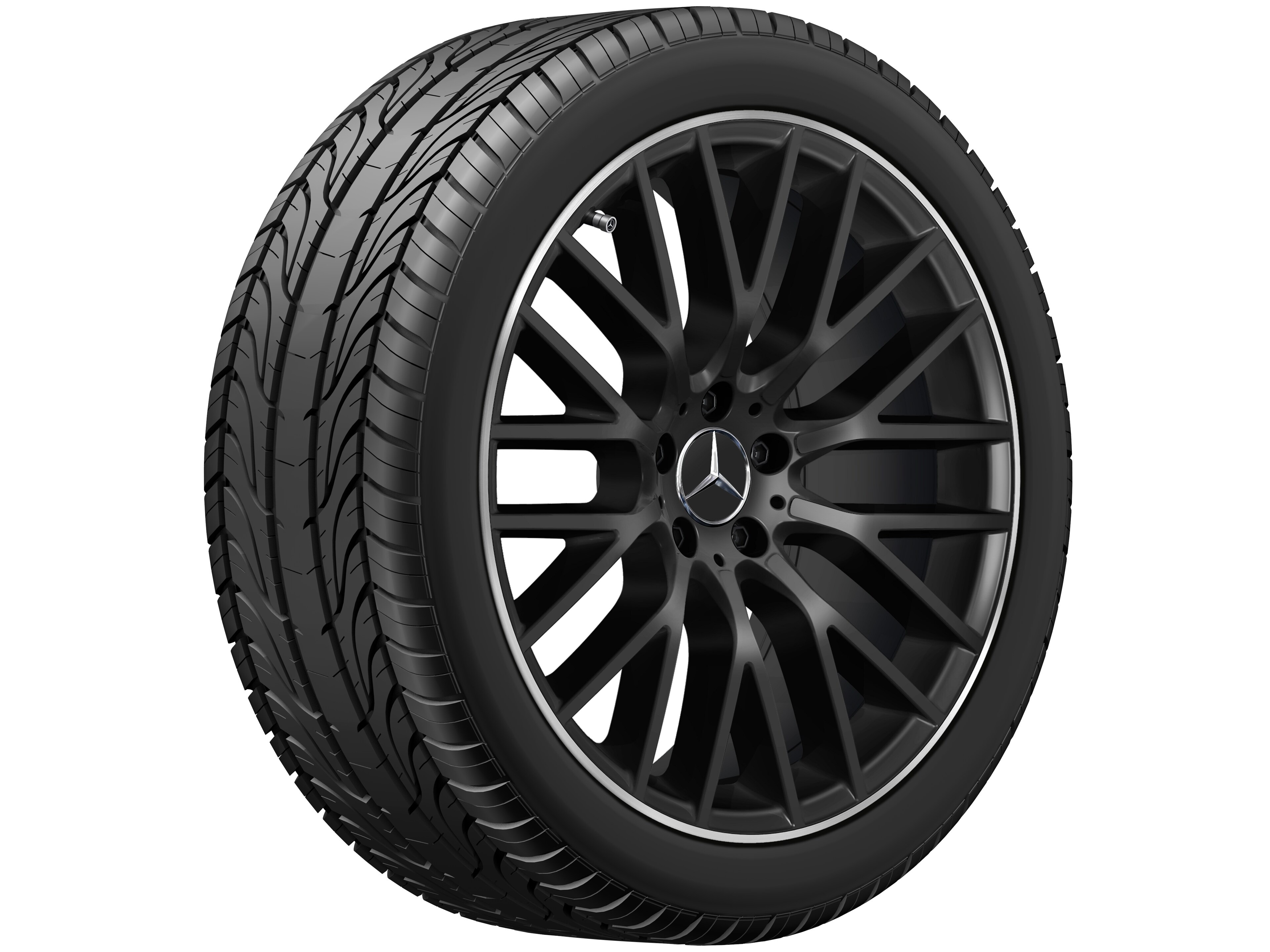 Mercedes-Benz - Y-Speichen-Rad, 50,8 cm (20 Zoll), Felgenhorn glan Y-Speichen-Rad, 50,8 cm (20 Zoll), Felgenhorn glan