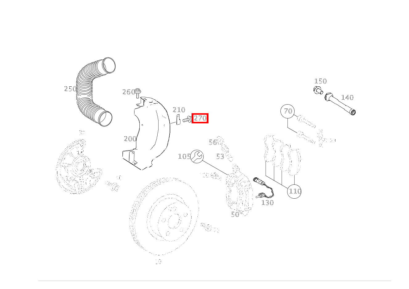 Sechsrundschraube LUFTKANAL; M6X20 SL500 230