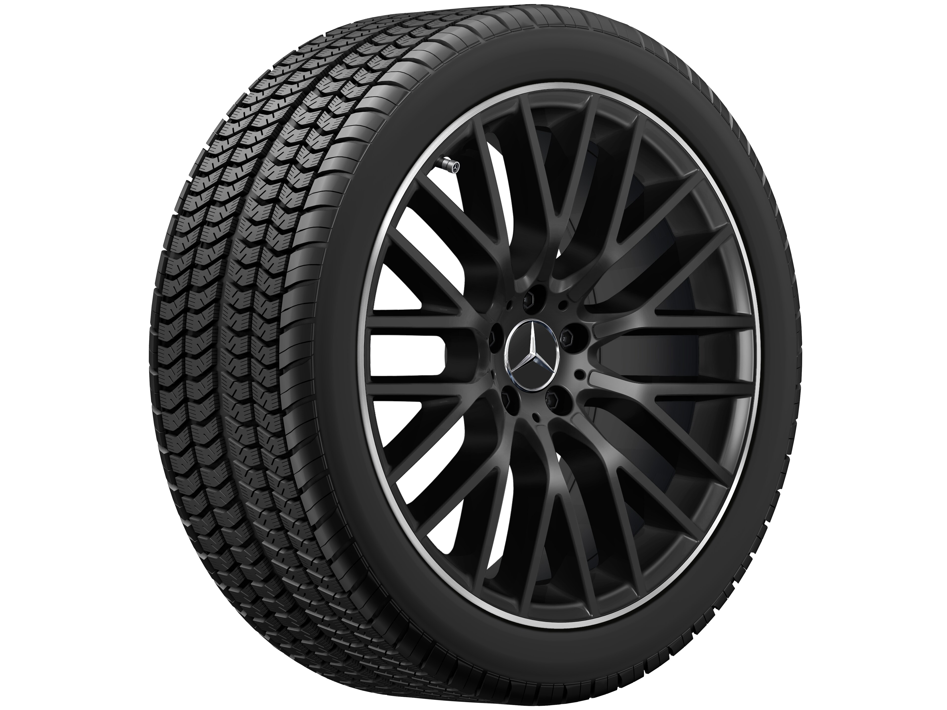 Mercedes-Benz - Y-Speichen-Rad, 50,8 cm (20 Zoll), Felgenhorn glan Y-Speichen-Rad, 50,8 cm (20 Zoll), Felgenhorn glan