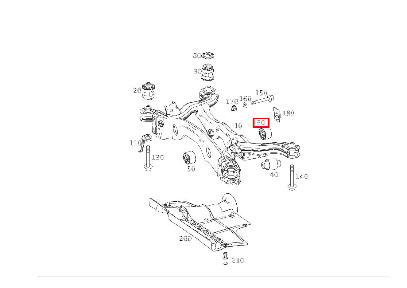 Gummilager ACHSGEHAEUSE AN HINTERACHSTRAEGER, HINTEN A 45 AMG 4MATIC 176 Gummilager ACHSGEHAEUSE AN HINTERACHSTRAEGER, HINTEN A 45 AMG 4MATIC 176
