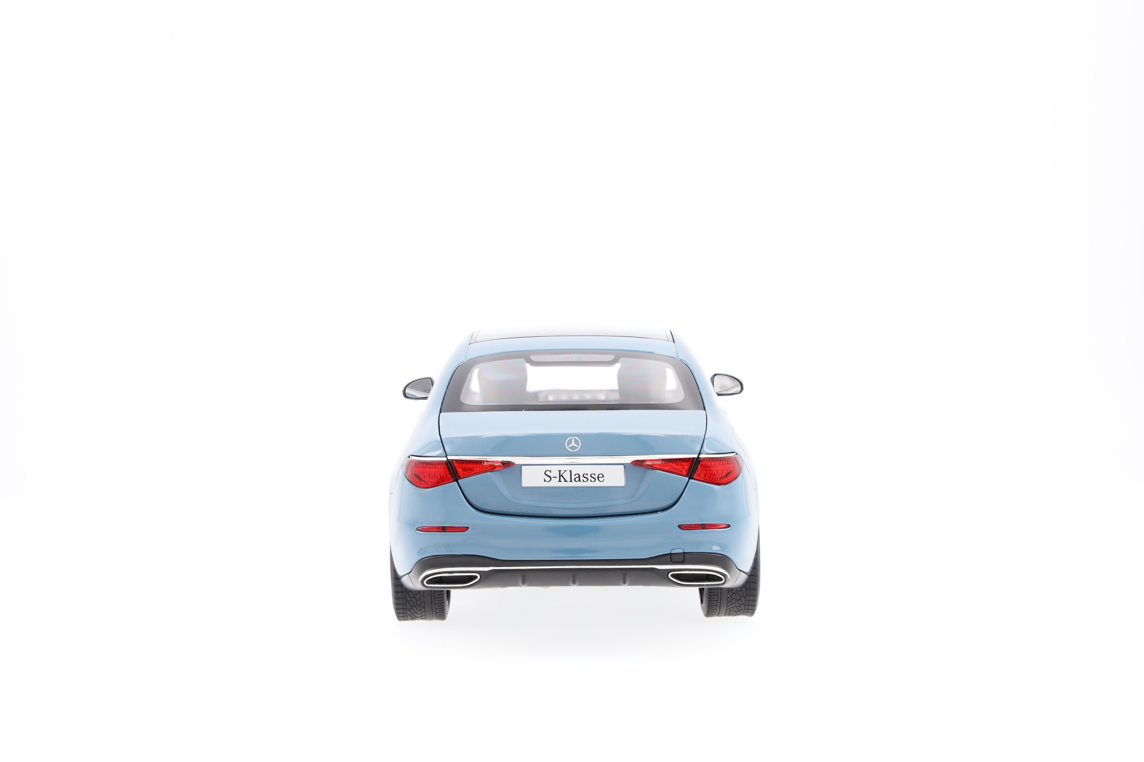 Mercedes-Benz - S-Klasse, Limousine Langversion, V223 MANUFAKTUR vintageblau uni, Norev, 1:18