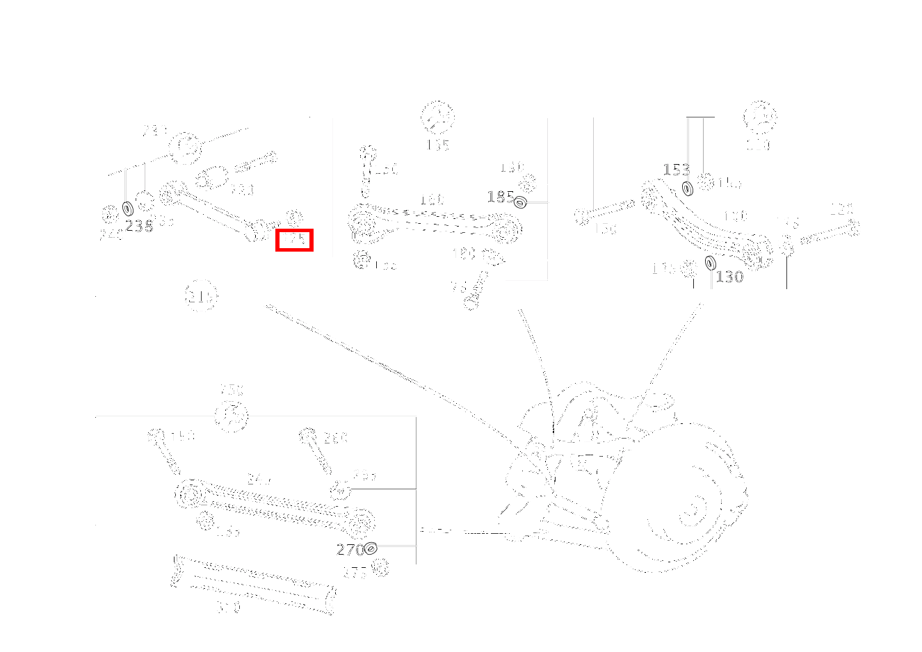 Sechskantmutter SPURSTANGE AN RADTRAEGER RECHTS; M10 SLK 320 AMG KOMP 170