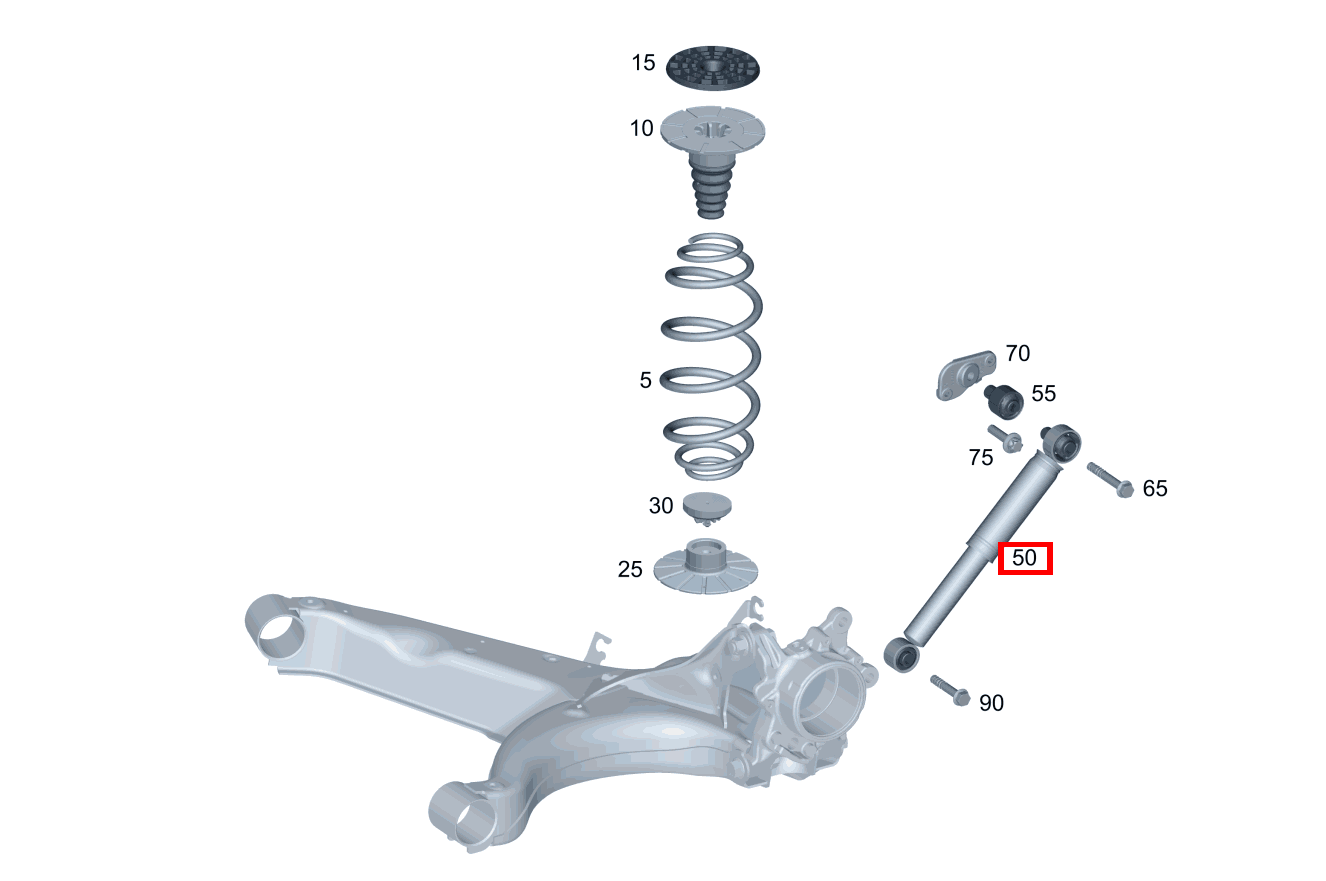 Stossdämpfer Hinten links und rechts Vito Kastenwagen 116 BlueTEC K 201 Stossdämpfer Hinten links und rechts Vito Kastenwagen 116 BlueTEC K 201