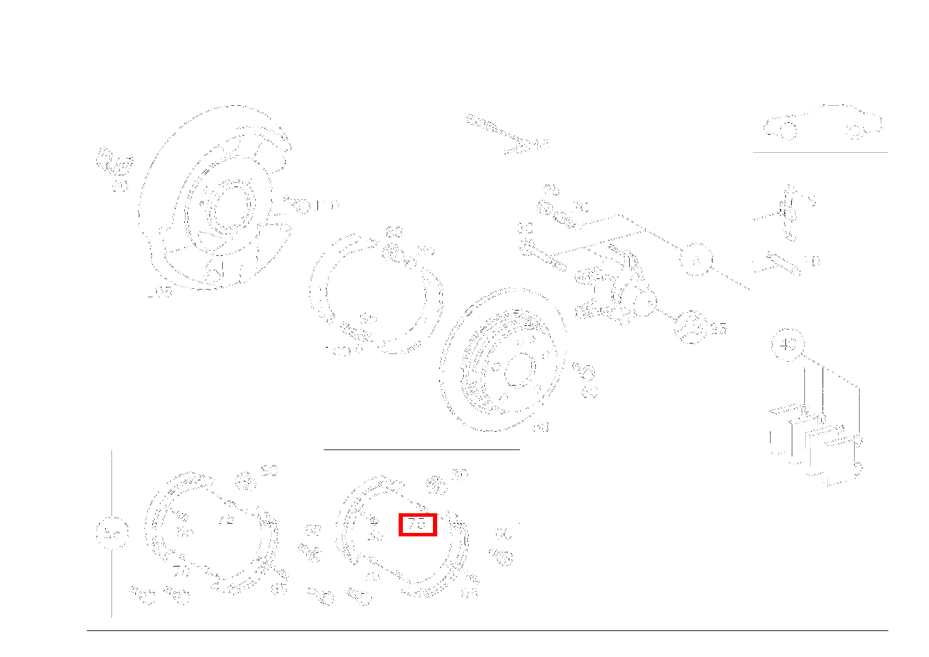 Zugfeder BREMSBACKENRUECKHOLUNG SL 600 Roadster mit Automatik 129