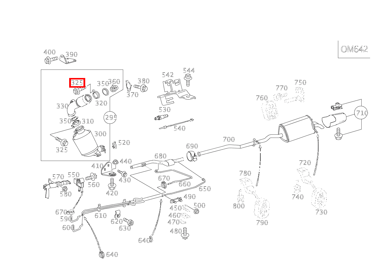 Sechsrundschraube BEFESTIGUNG SCHELLE; M8X40 CLK 320 CDI Coupé 209
