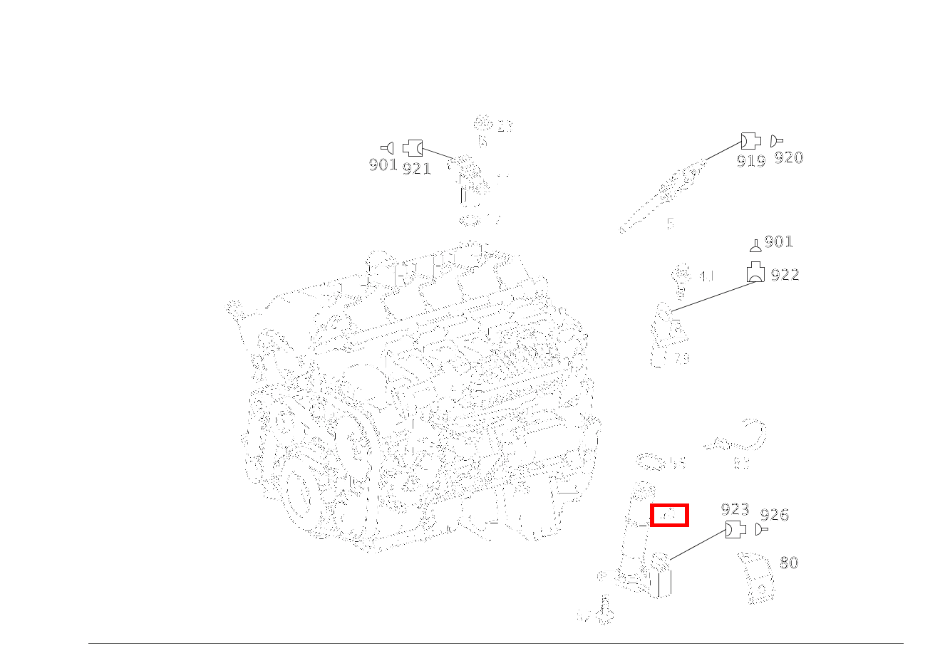 Füllstandssensor (OELSTANDGEBER) E 270 FG CDI Fahrgestell lang 211