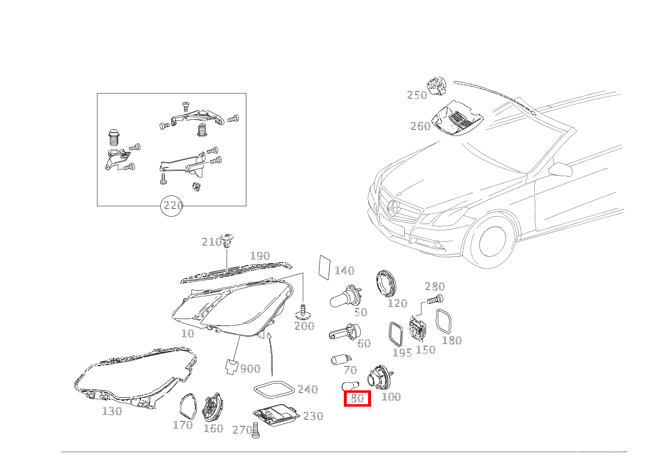 Glühlampe FUER BLINKLICHT; 12V-21W E200CGI BE CA 207 Glühlampe FUER BLINKLICHT; 12V-21W E200CGI BE CA 207