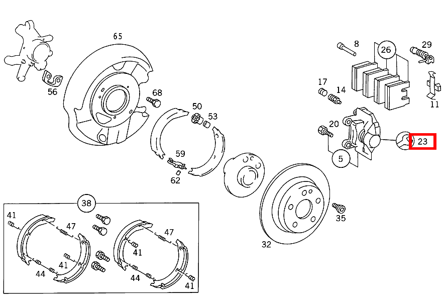 Reparatursatz BREMSSATTEL 300TDT/E300DTDT 4M 124 Reparatursatz BREMSSATTEL 300TDT/E300DTDT 4M 124