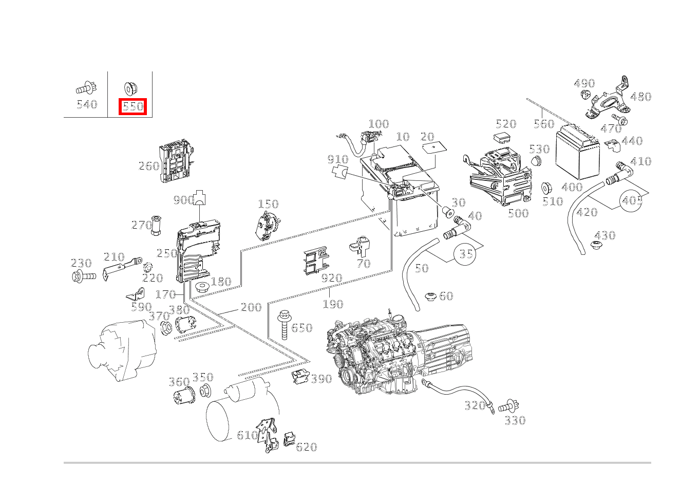 Mutter BEFESTIGUNG KABELSCHIENE; M6 E 350 d Cabriolet 253