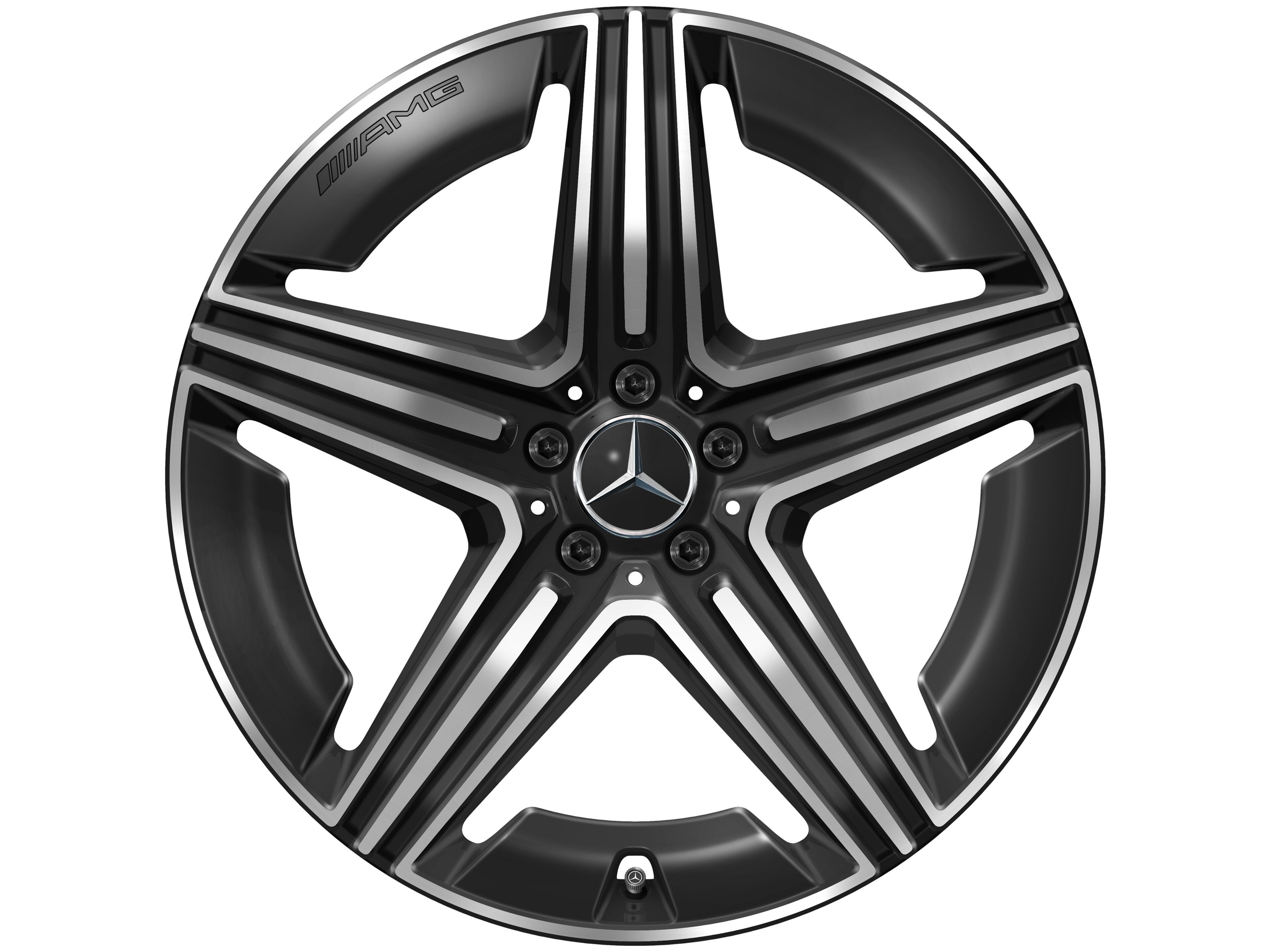 Mercedes-Benz - AMG 5-Doppelspeichen-Rad, 21 Zoll, 11 J x 21 ET 49, schwarz