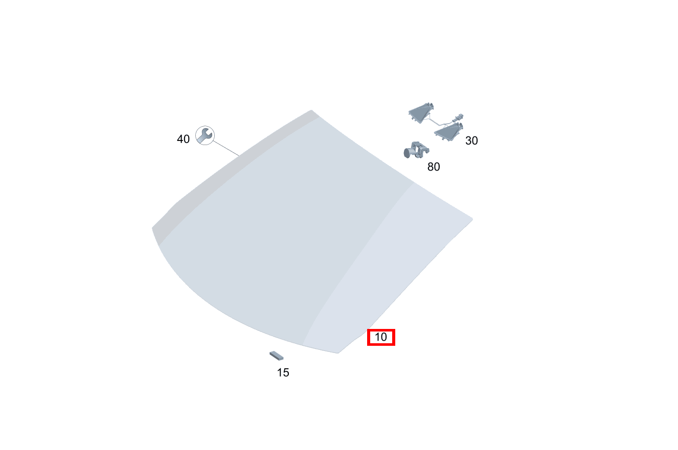 Windschutzscheibe B 180 253 Windschutzscheibe B 180 253