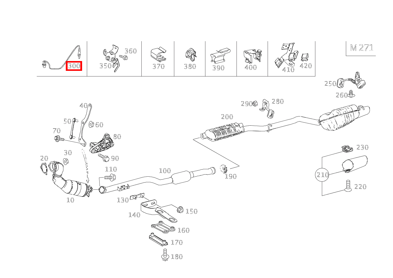 Lambdasonde REGELSONDE VOR KATALYSATOR E200CGI BE CA 207 Lambdasonde REGELSONDE VOR KATALYSATOR E200CGI BE CA 207