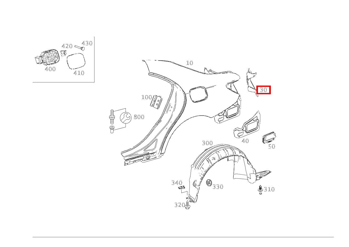 Aufnahme HECKLEUCHTE LINKS CLA 250 4MATIC Coupé 117 Aufnahme HECKLEUCHTE LINKS CLA 250 4MATIC Coupé 117
